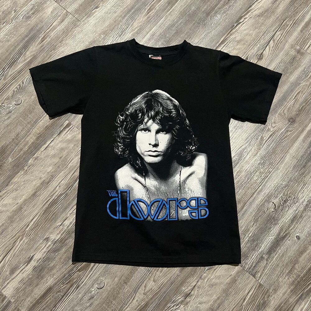 The Doors Jim Morrison Graphic T Shirt Black Size S